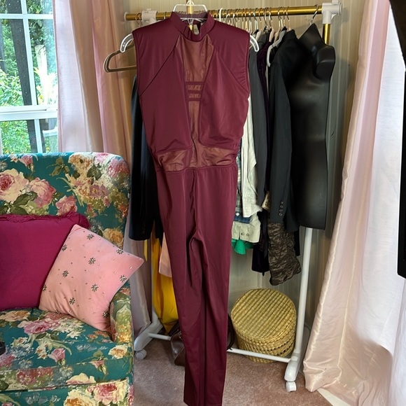 Weissman Icon Cherry Dance Unitard Sz M MA - Picture 3 of 8